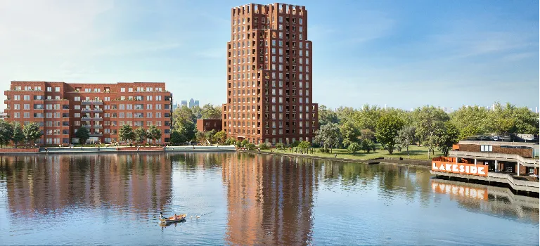 New London lakeside development